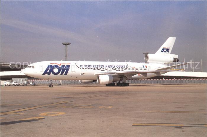 Flugzeuge Zivil AOM DC-10-30 F-gnem C/N 46892