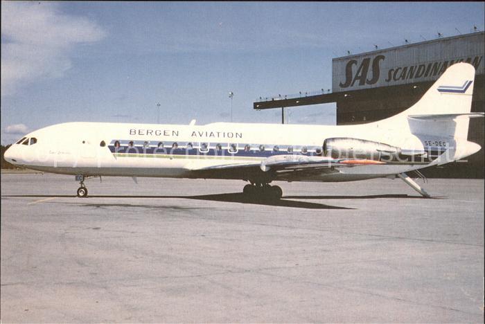 Flugzeuge Zivil Bergen Aviation Caravelle 10R SE-DEC
