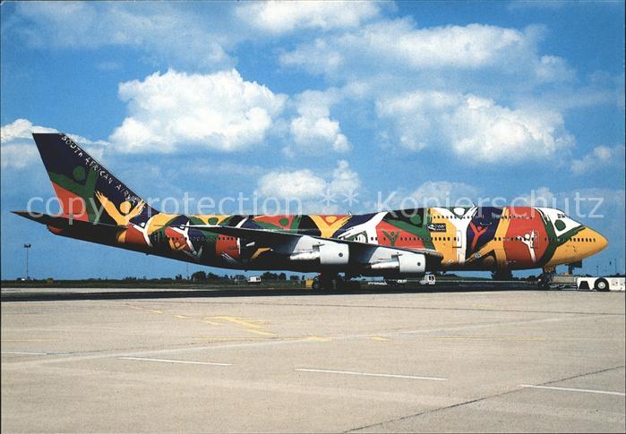 Flugzeuge Zivil South African Airways Boeing 747.312 ZS-SAJ
