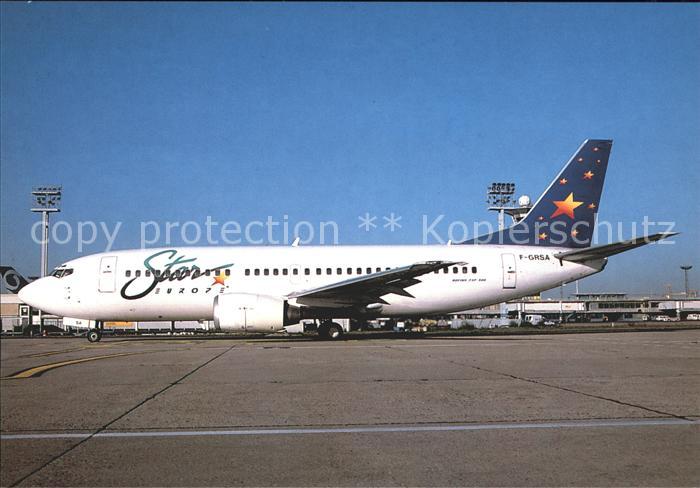 Flugzeuge Zivil Star Europe Boeing 737.300 F-GRSA