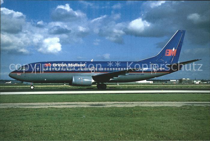 Flugzeuge Zivil British Midland Airways Boeing 737-36N G-ECAS
