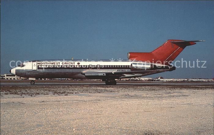Flugzeuge Zivil Northwest Orient Boeing 727-51 AL025 N478US S/N 19124