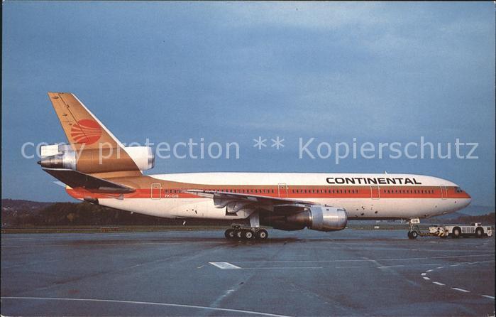 Flugzeuge Zivil Mc Donnell Douglas DC-10-30PK-GIB c/n 46919/226 Continental Airl
