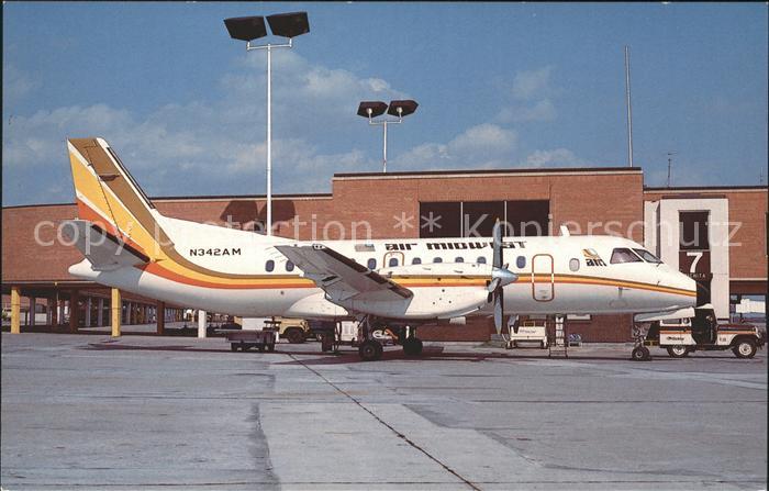 Flugzeuge Zivil Saab SF340A N342AM c/n 340A-011 Air Mid