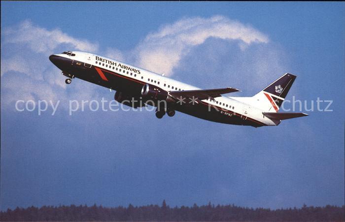 Flugzeuge Zivil Boeing 737-4Q8 G-BPNZ 8cn 24332 / fn 1866) British Airways