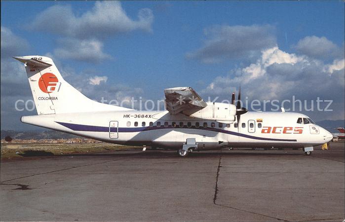 Flugzeuge Zivil Aerospatiale Alenia ATR42-300 HK-3684X