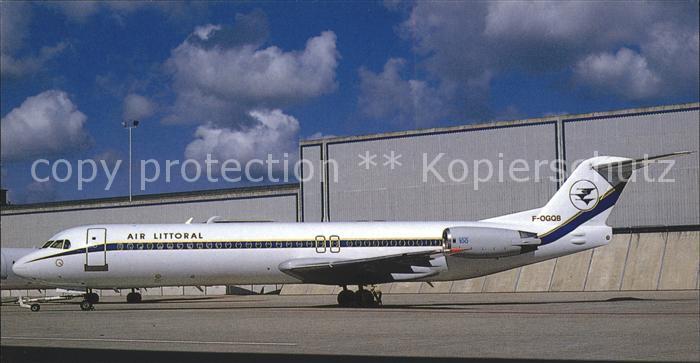 Flugzeuge Zivil Air Littoral Fokker 100 F-OGQB c/n 11273