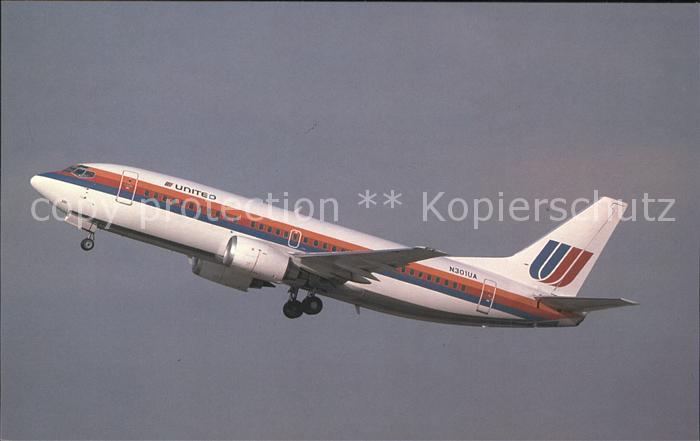 Flugzeuge Zivil United Airlines Boeing 737-322 N301UA
