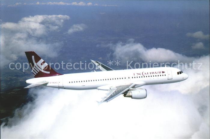 Flugzeuge Zivil Excalibur Airways A320-200 G-OEXC