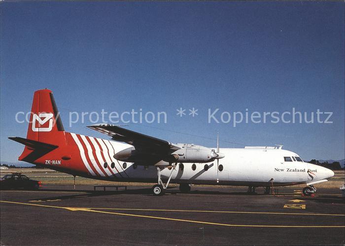 Flugzeuge Zivil New Zealand Post Fokker F-27-500 ZK-NAN c/n 10365