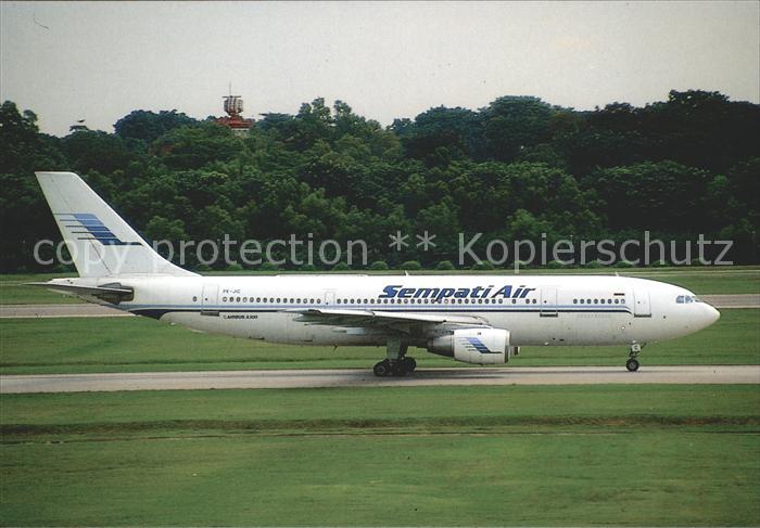 Flugzeuge Zivil Sempati Air Airbus A300 PK-JIC