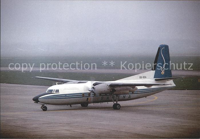 Flugzeuge Zivil Sabena Fokker F.27 DD-SCA
