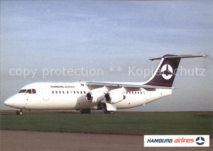 Flugzeuge Zivil Hamburg Airlines BAe146-300
