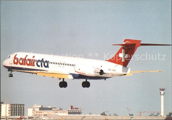 Flugzeuge Zivil Balair CTA McDonnell Douglas MD-87 HB-IUA