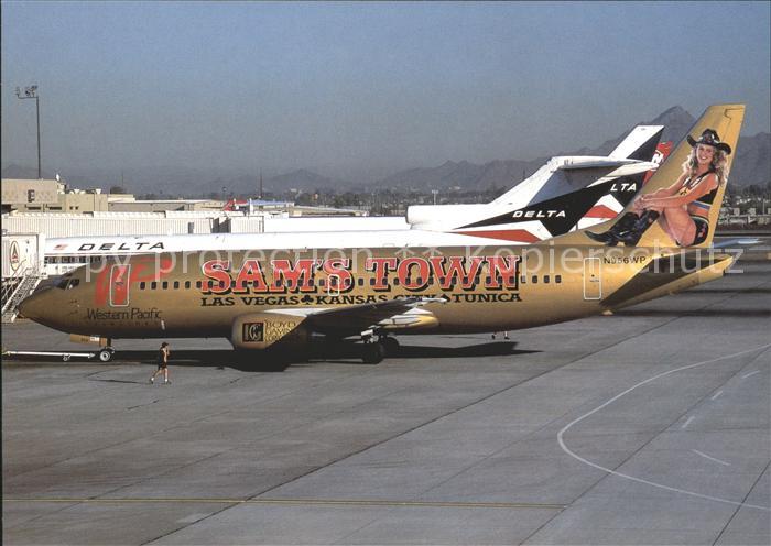 Flugzeuge Zivil Western Pacific Sams Town Boeing B-737-