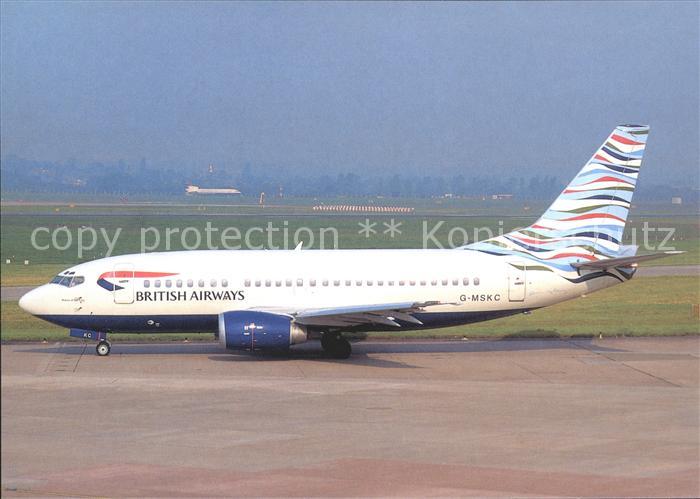 Flugzeuge Zivil British Airways Boeing B-737-500 G-MSKC c/n unknown