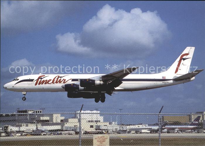 Flugzeuge Zivil Fine Air McDDouglas DC-8-54F N54FA c/n 45637/157