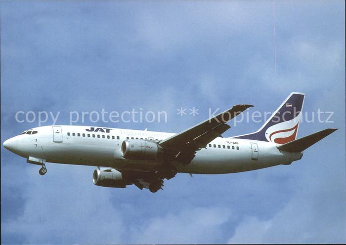 Flugzeuge Zivil JAT B-737-3H9 YU-ANI c/n 23416
