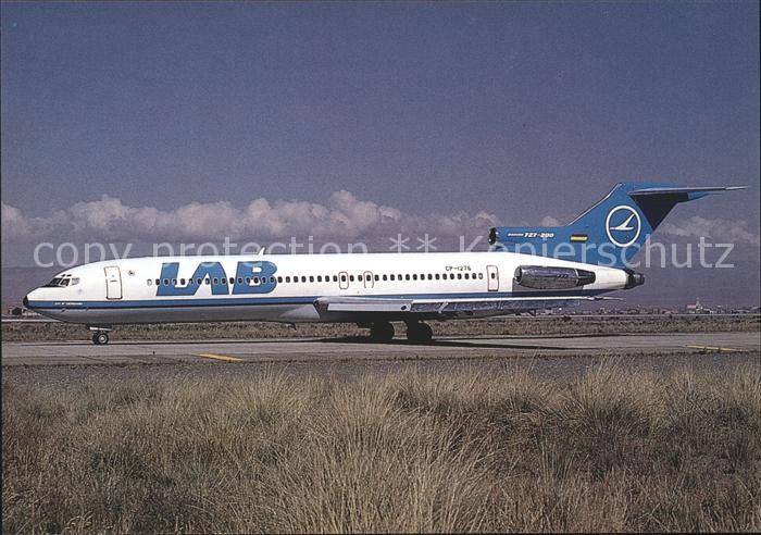 Flugzeuge Zivil LAB Lloyd Aereo Boliviano Boeing 727-2K3 CP-1276 c/n 21082/1124