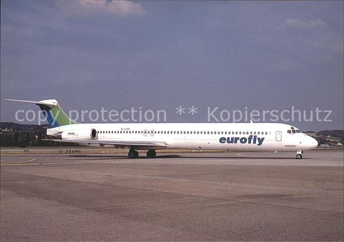 Flugzeuge Zivil Eurofly McDonnell Douglas MD-83 EI-CEK c/n 49631/1596
