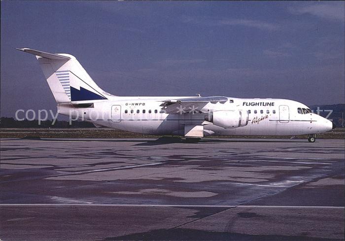 Flugzeuge Zivil Alpine Flightline British Aerospace BAe 146-200 G-HWPB c/n 2018