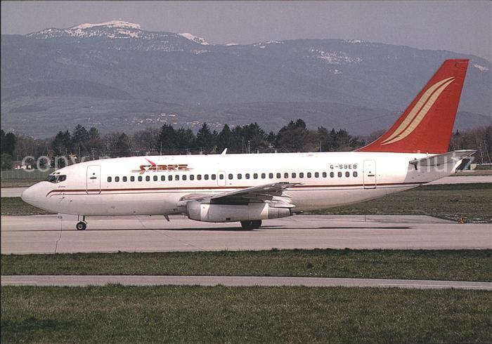 Flugzeuge Zivil Sabre Airways Boeing 737-204 G-SBEB c/n 20807/341