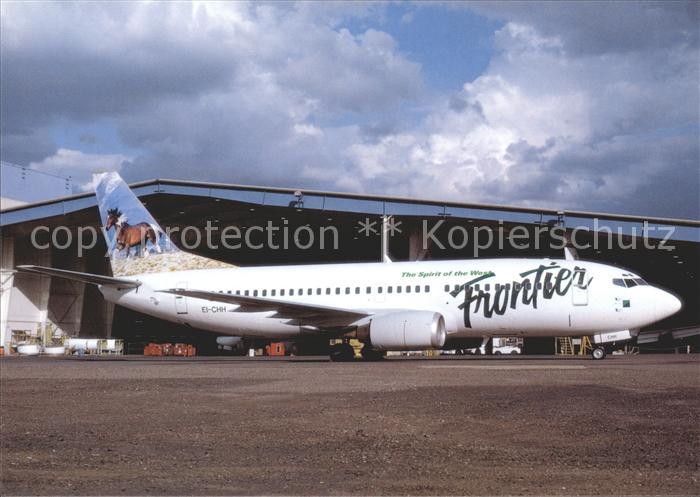 Flugzeuge Zivil Frontier Airlines Mustang-tail Boeing 7