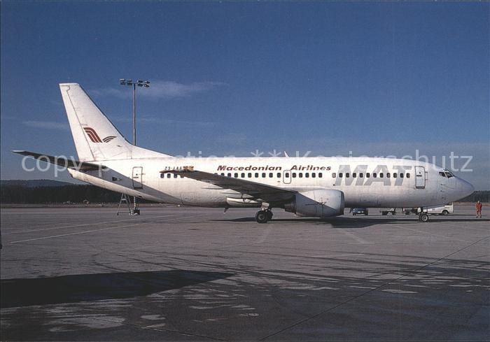 Flugzeuge Zivil MAT Macedonian Airlines Boeing 737-3H9 Z3-AAA c/n 23416/1175
