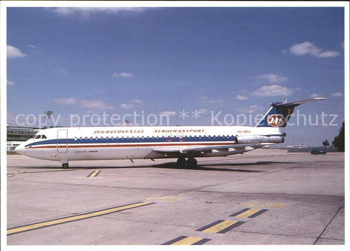 Flugzeuge Zivil JAT Jugoslovenski Aerotransport RomBac