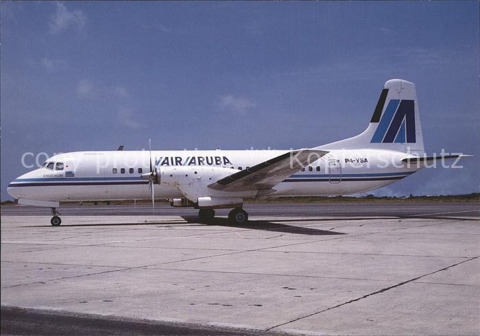 Flugzeuge Zivil Air Aruba WAP 68 P4-YSA NAMC YS 11-A-213