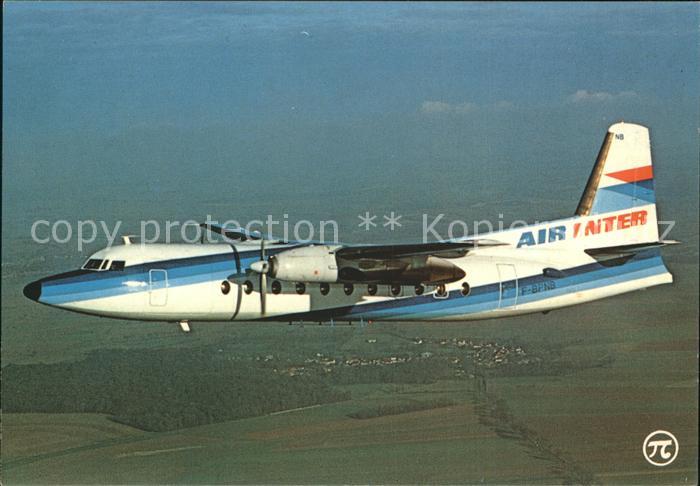 Flugzeuge Zivil Air Inter Fokker F 27-500 F-BPNB