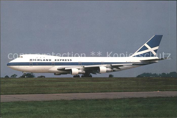 Flugzeuge Zivil Highland Express Boeing 747 123 G-HIHO C/n 20108