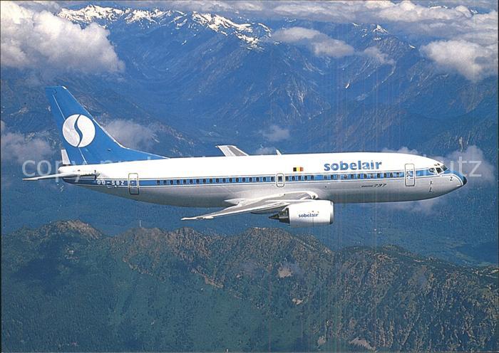 Flugzeuge Zivil Sobelair Boeing 737-329 OO-SBZ