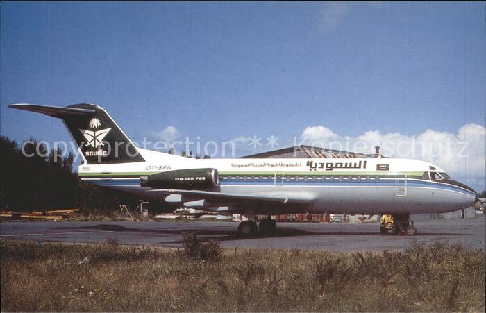 Flugzeuge Zivil Saudia Fokker F.28-3000 DT-BRN c/n 1115