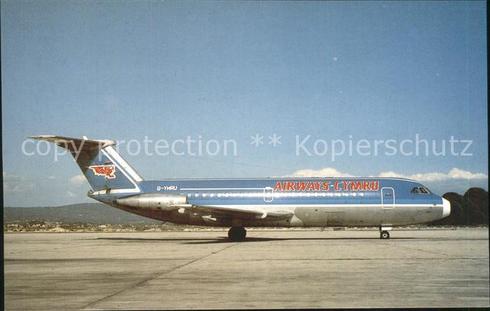 Flugzeuge Zivil Airways CymRu BAE-111-304AX G-YMRU c/n 110