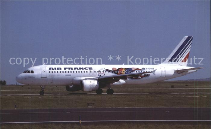 Flugzeuge Zivil Air France A320-200 F-GFKM Cup du Monde