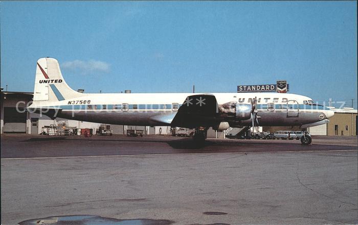 Flugzeuge Zivil United Douglas DC-6B N37588