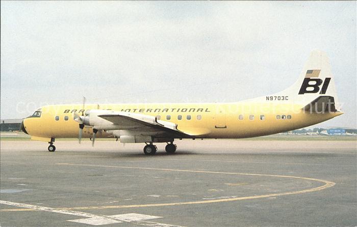 Flugzeuge Zivil Braniff International Lockheed L-188A Electra N9703C C/N1067