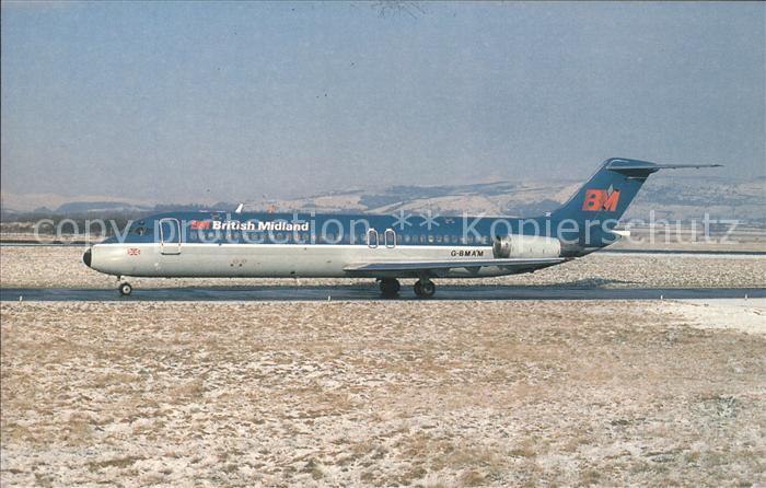 Flugzeuge Zivil British Midland Douglas DC-9-32 G-BMAM