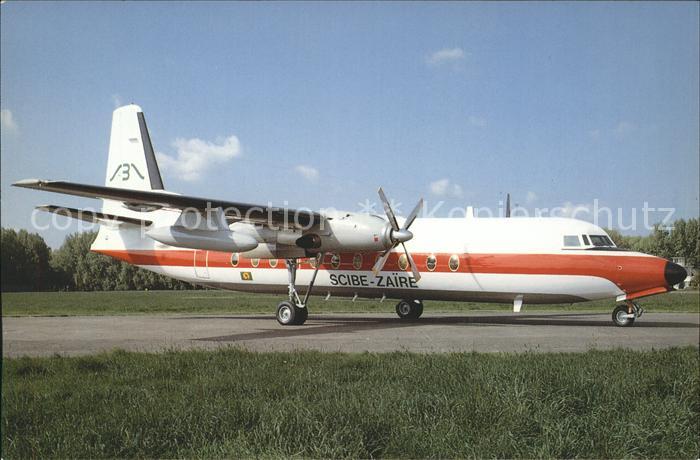 Flugzeuge Zivil Scibe-Zaire Fokker F27