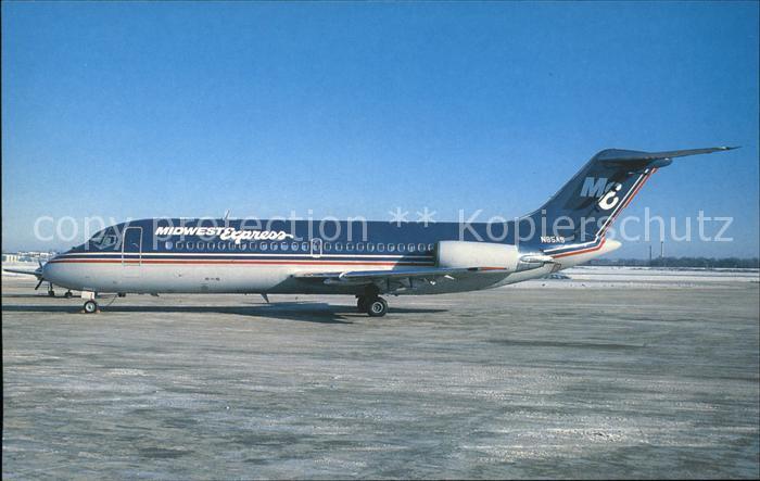 Flugzeuge Zivil Midwest Express Douglas DC-9-14 N85AS