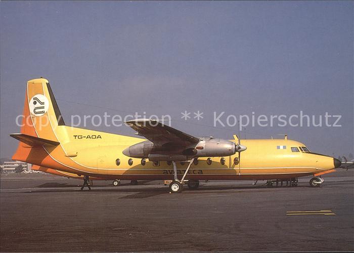 Flugzeuge Zivil Aviateca Fokker F27 MK200 TG-AOA