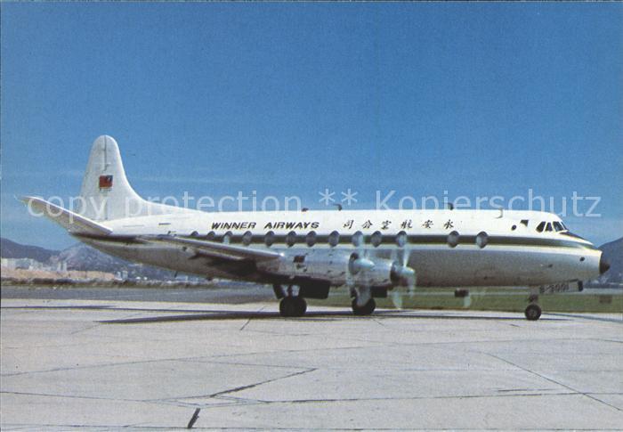 Flugzeuge Zivil Winner Airways Viscount V806 B 3001