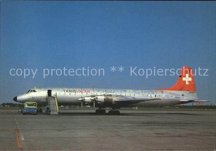 Flugzeuge Zivil Transvalair Canadair CL-44