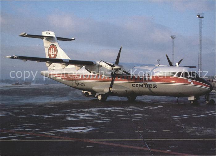 Flugzeuge Zivil Cimber Air Aerospatiale/Aeritalia ATR-42 OY-CIA
