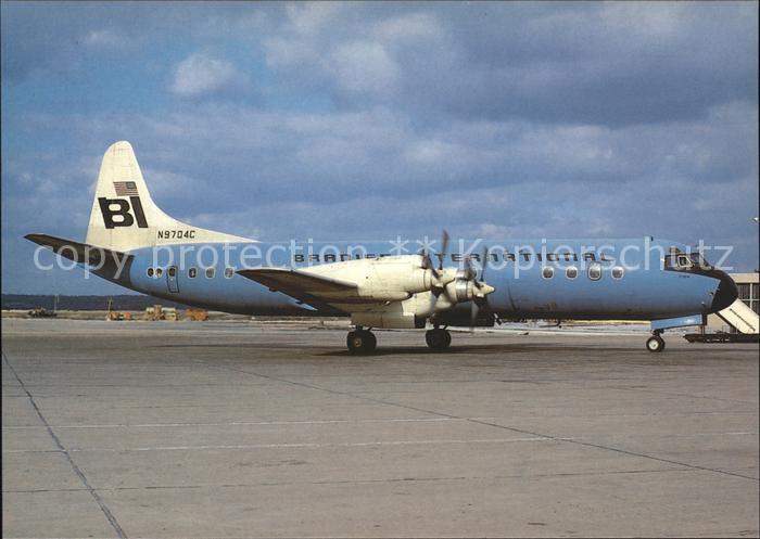 Flugzeuge Zivil Braniff International Lockheed L-188 El