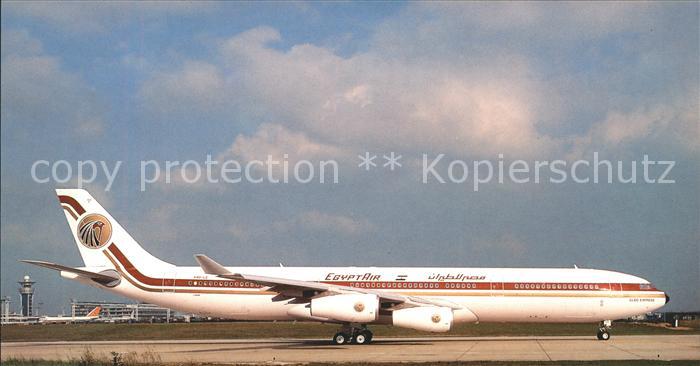 Flugzeuge Zivil Egypt Air A340.312 A40-LE