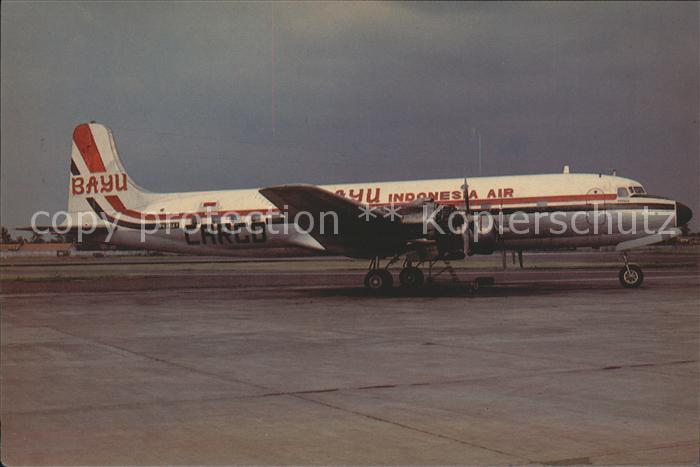Flugzeuge Zivil Bayu Indonesia Air Cargo Douglas DC6A C/N 44420