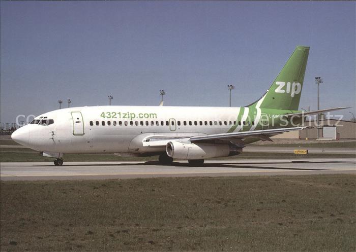 Flugzeuge Zivil Zip/4321 Zip.com Boeing B737-200 C-GWPW
