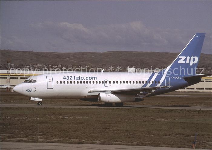 Flugzeuge Zivil Zip/4321Zip.com Boeing B737-200 C-GCPS